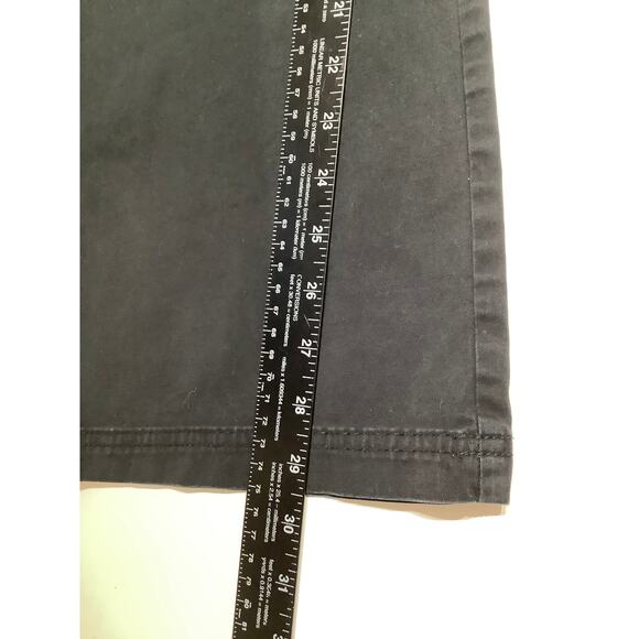 Talbots Black Wide Leg Chino Pants Size 12 - Office, Professional, Classic - Picture 5 of 6